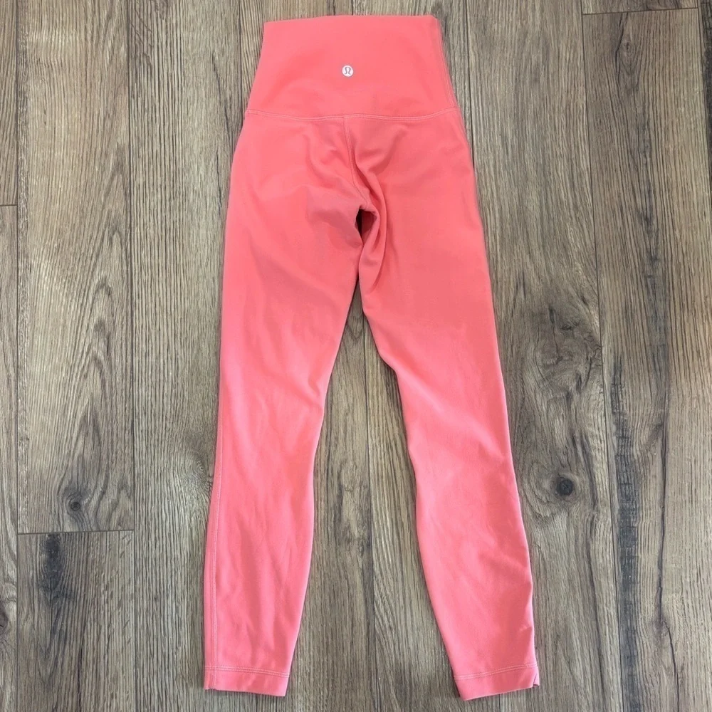 Lululemon Double Align Pant Leggings Size 0 In Pale Raspberry 25
